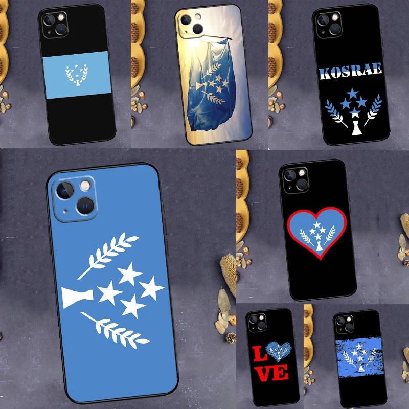 Фото Чехол-бампер Kosrae Flag для iPhone 16, 15, 13, 12, 11, 14, 17 Pro Max, 13 mini, 16 Plus, 16e, 17 Air №1