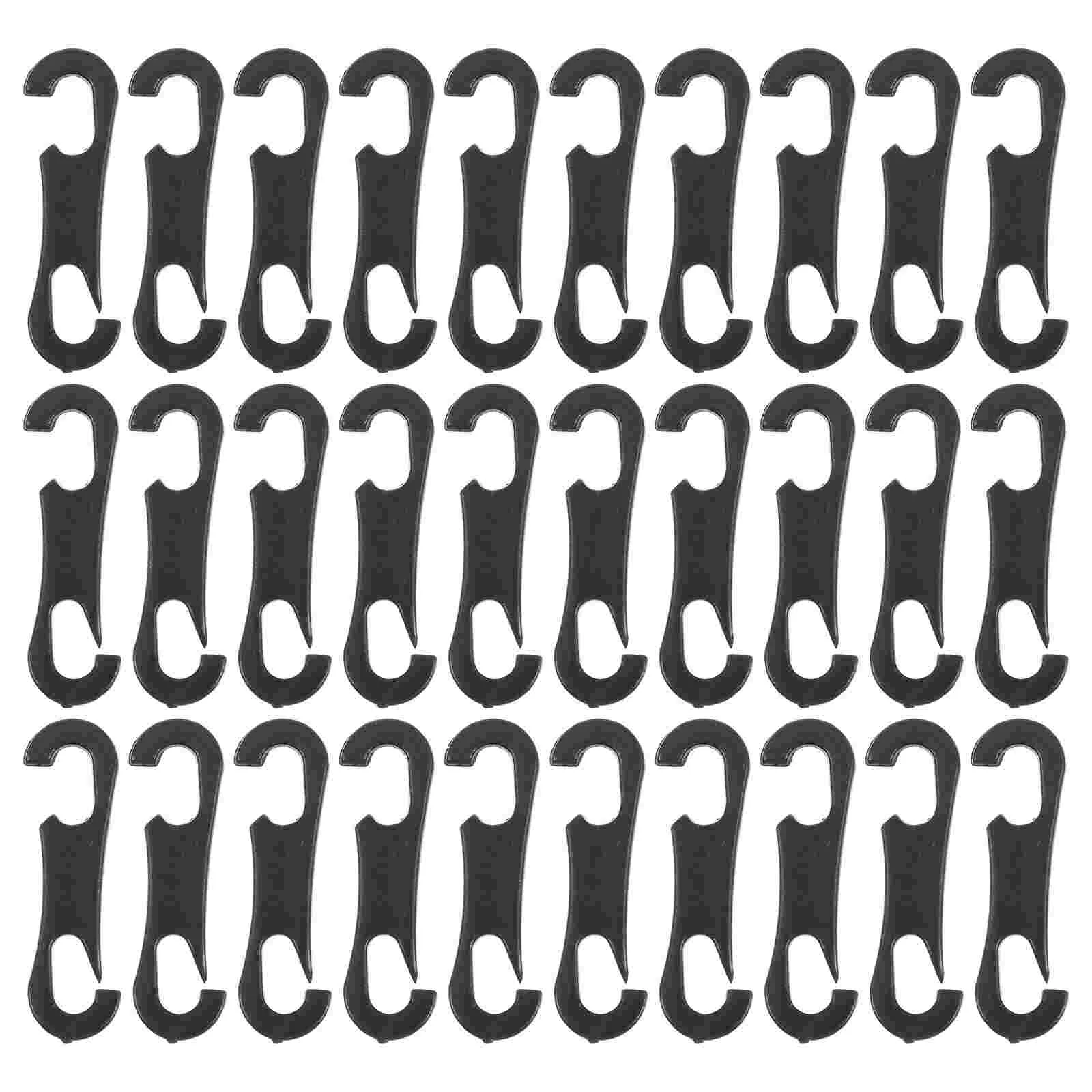 

200 Pcs Car Back Seat Hook Headrest Hooks Backseat Cover Fix Fitment Auto Accessories Cushion Double