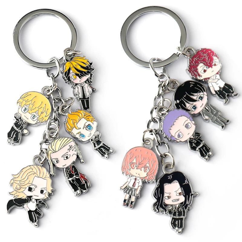 

Anime Accessories Tokyo Revengers Keychain リベンジャーズ Keyring Dragon Sleutelhanger Takashi Mitsuya Chaveiro Llavero Lanyard Porte