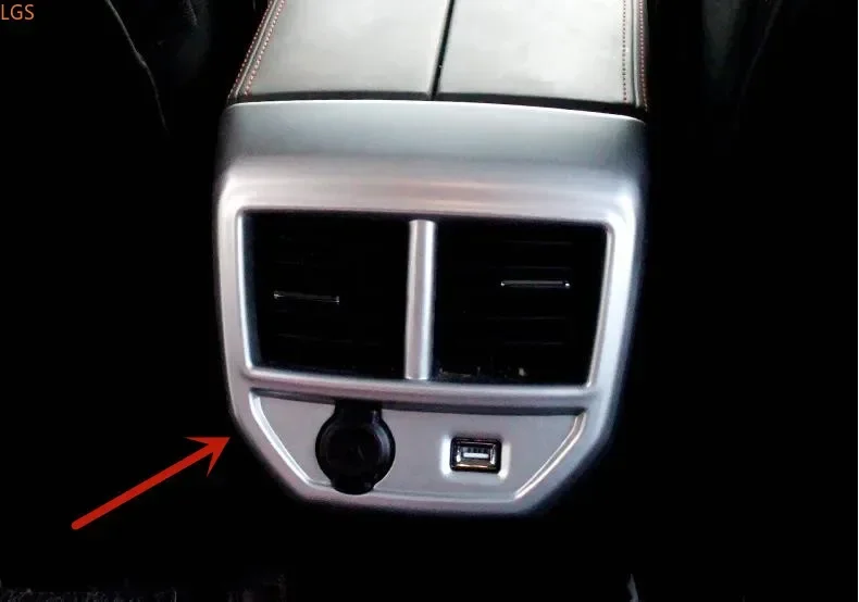 Для Citroen C5 AIRCROSS 2017-2023 ABS Chrome задний кондиционер воздуховыпускное отверстие