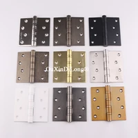 brand new 3pcs 4x4inches stainless steel heavy duty door hinges widened thickened ball bearing silent furniture door hinges