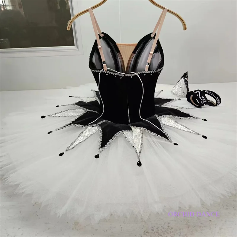 12 слоев для детей девочек женщин взрослых YAGP Harlequinade вариации одежда выступлений