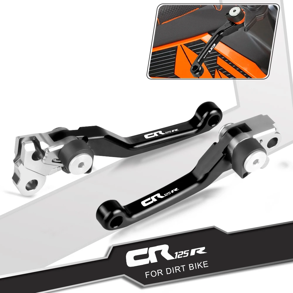 

Motocross Aluminum Pivot Brake Clutch Lever For Honda CR125R 2004 2005 2006 2007 CR 125 R CR125 125R Dirt Bike Handle Levers