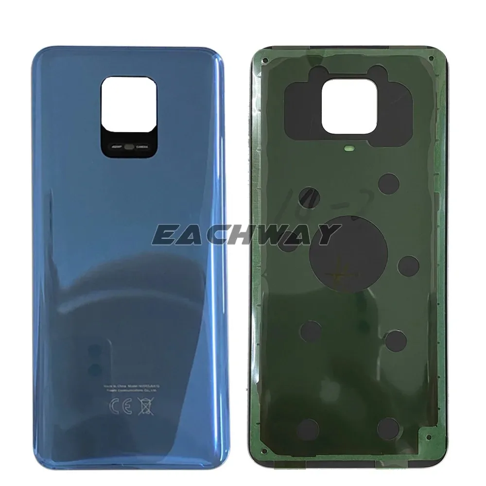 Новое стекло для Xiaomi Redmi Note 9s крышка аккумулятора Задняя стеклянная панель задний