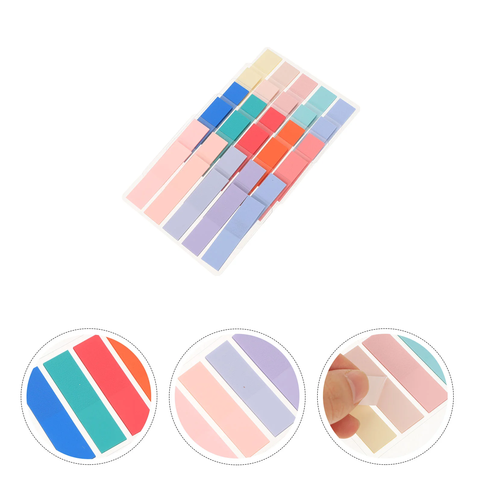 

6 Sets Journal School Blank Easy To Read Sticky Markers For Office Colorful Page Markers Memo Sticky Markers for School Home