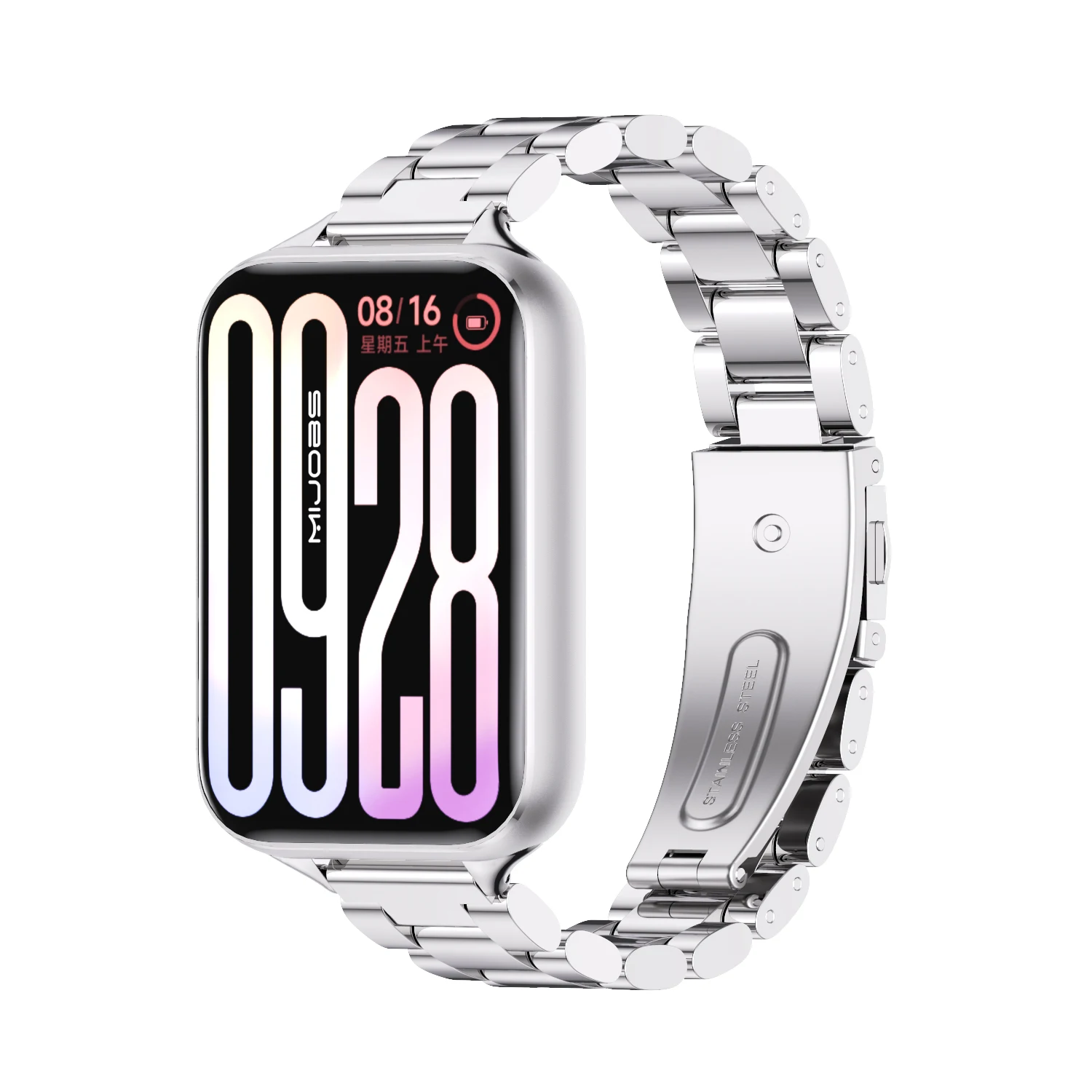 Фото Металлический ремешок для Mi Band 10 Pro 9 Pro, браслет для Mi Band 8 Pro, ремешок для Xiaomi Smart Band 9 Pro, браслет из нержавеющей стали №3