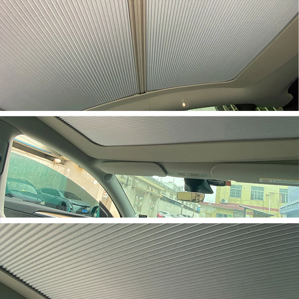 

ModelY Magnetic Sunroof Sunshading Sunshades For Tesla Model Y 2023 Accessories Retractable Sun Visor Modification Auto Parts