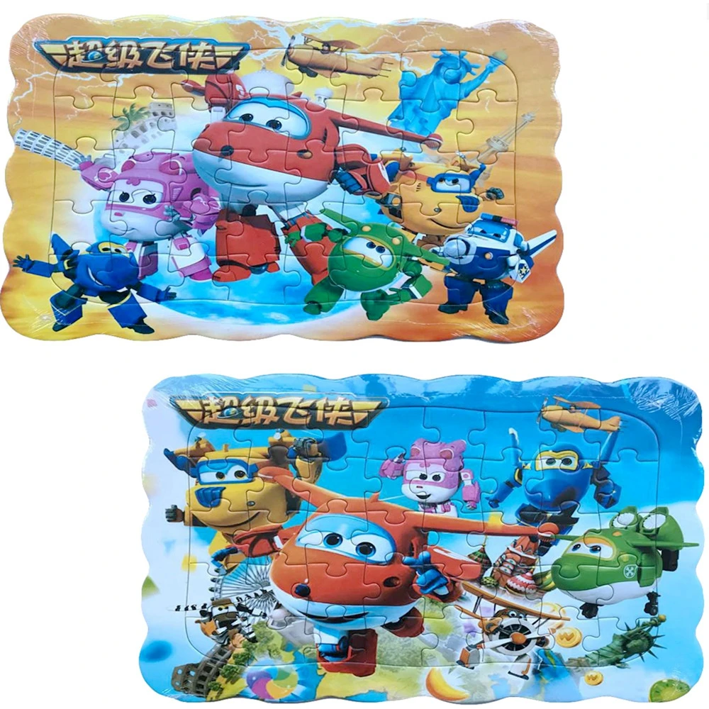 3D пазлы из бумаги экшн-фигурки в виде самолета с супер крыльями маленькие