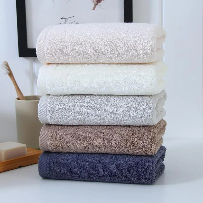 

Pure cotton towel plain color adult face towel soft and absorbent 26
