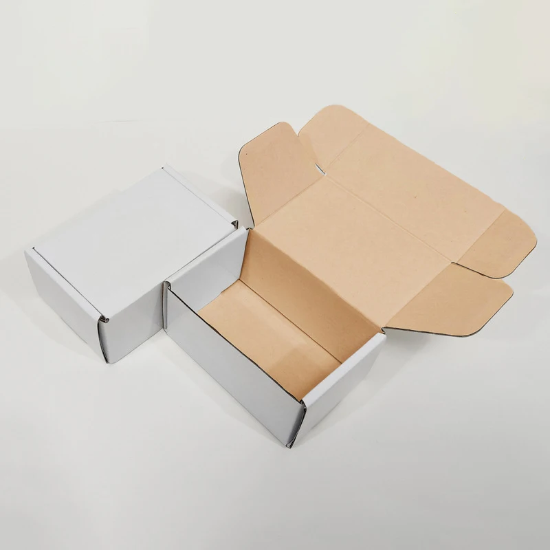 

20Pcs Kraft Gift Boxes 3 Layers Corrugated Paper Box Thicken Cardboard Carton Shipping Box Mailer Express Packaging Boxes