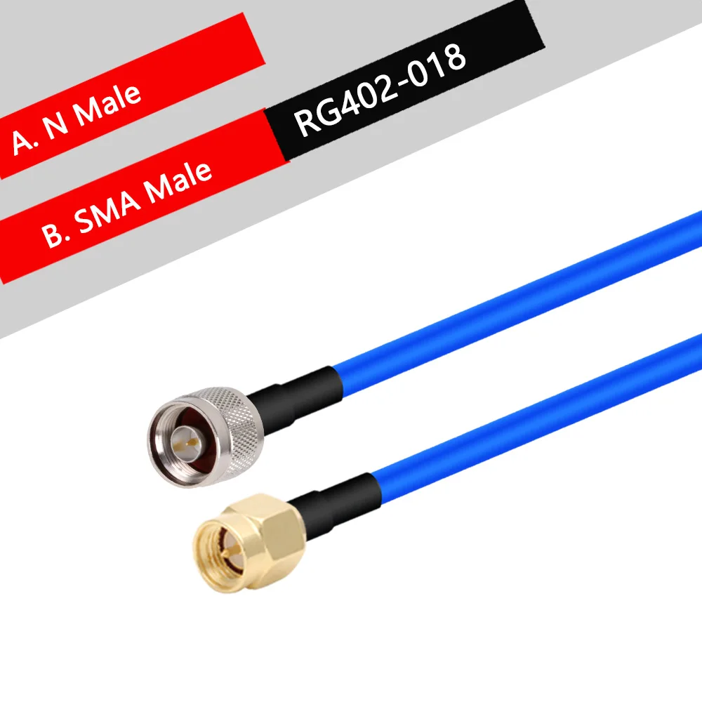 RG402 N папа на SMA мама RF-разъем Высокочастотный кабель RF Коаксиальный удлинитель с