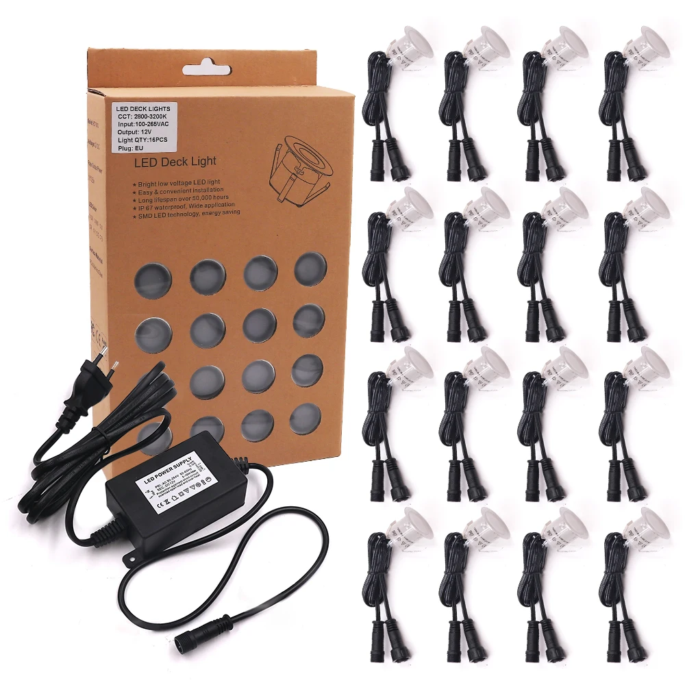 

HEGEHE 12В светодиодный светильник для палубы теплый белый/натуральный белый