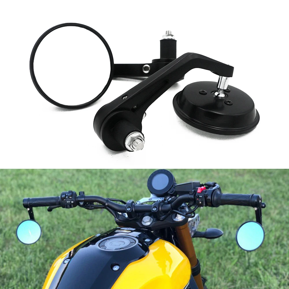 

1Pair Universal Modification 7/8 inches Handlebar Rearview Mirror Reflector Motorcycle Mirrors