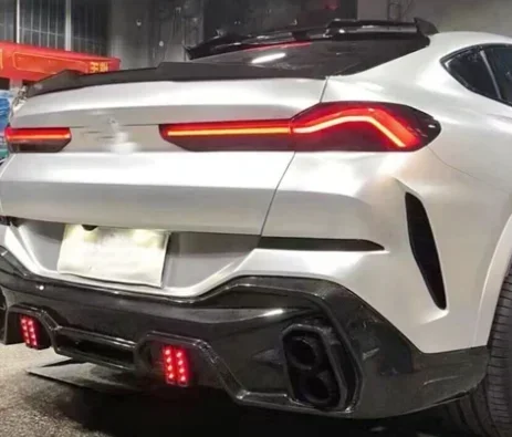 BMW G06 F96 Автомобильный задний спойлер багажника из настоящего углеродного волокна