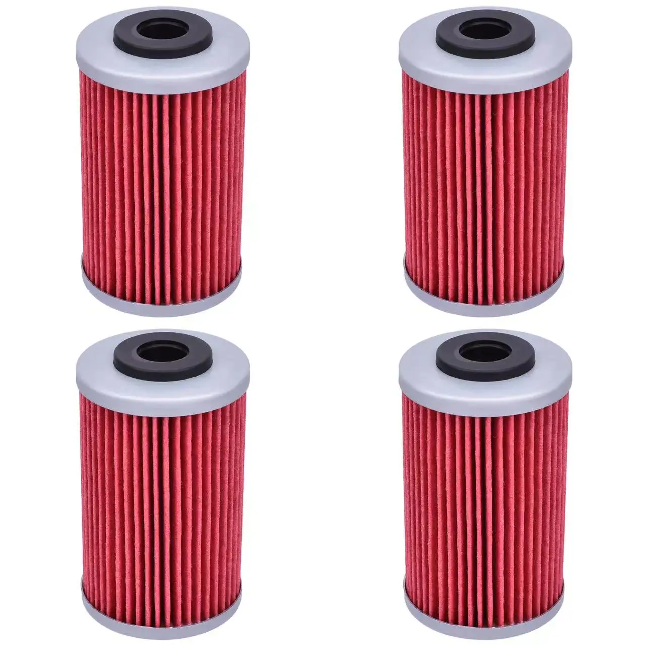 

4pcs Motorcycle Oil Filter for KTM 125 200 250 390 620 640 690 Duke 125 200 250 390 RC 250 400 450 EXC 400 450 520 525 SX