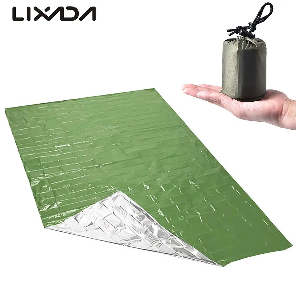 

Портативный легкий спальный мешок для экстренных ситуаций, легкий переносной зимний теплый спальный мешок для кемпинга, Путешествий, Поход...