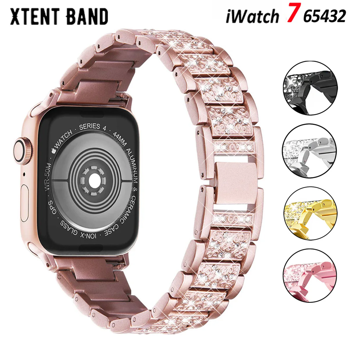 Браслет из нержавеющей стали для Apple Watch band 40 мм 44 38 42 | Наручные часы