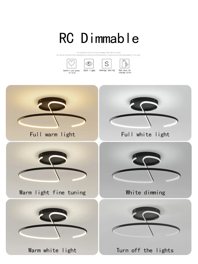 Потолочная светодиодная люстра RUNTOIN современный креативный светильник в