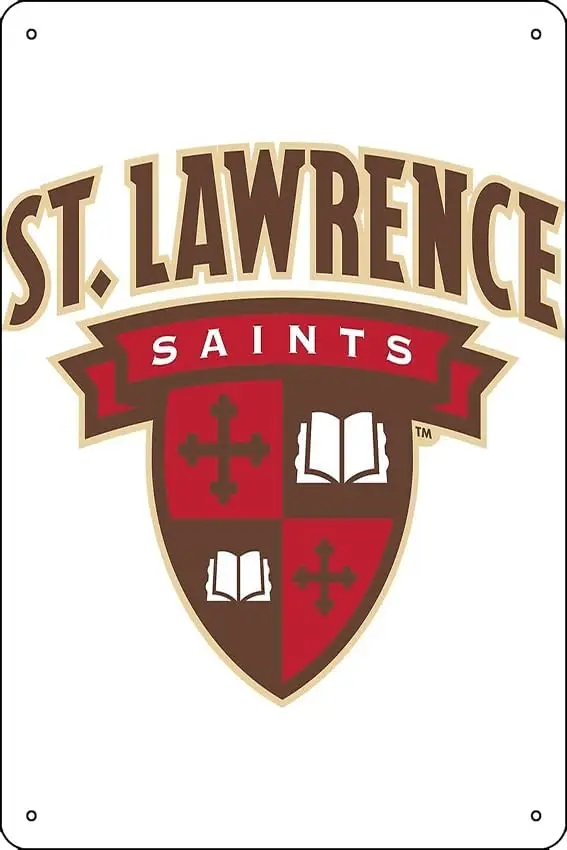 St. Lwrence Unversty snts.svg Poster Metl Tn Sgn 12 X 8 nch Funny Mn Cve Home Offce Br Decor