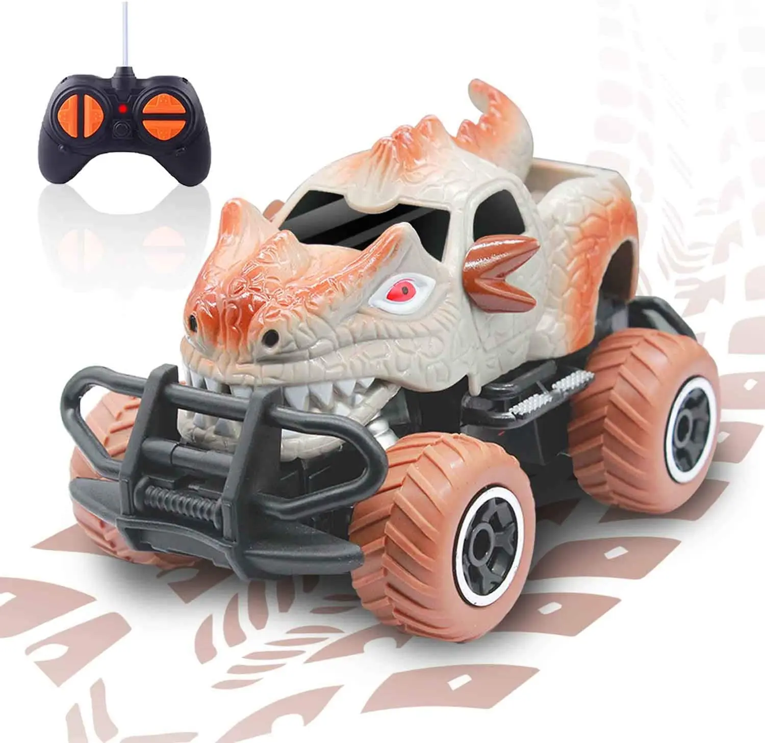 

Dinosaur Remote Control Car for 3 Year Old Boys,Dino Jurassic Trucks for Kids RC Race Cars, 2020 New Gifts Monster RC Trucks Toy