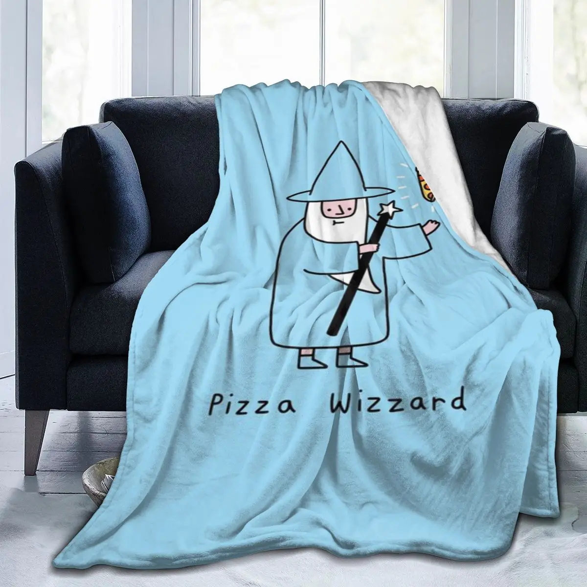 Pizza Wizzard Ультрамягкое одеяло из микрофлиса