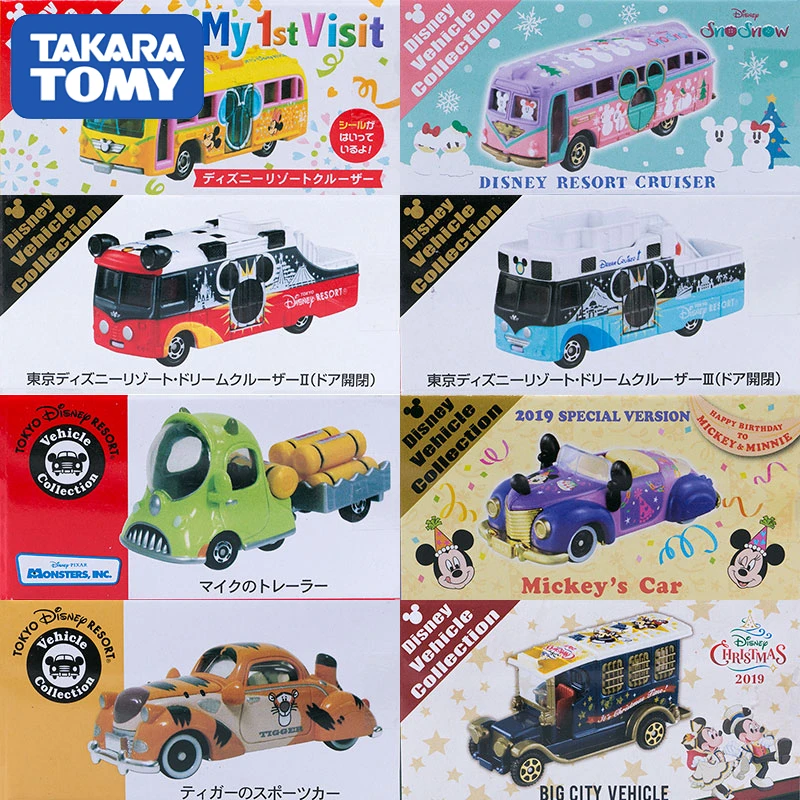 

Модель Takara Tomy TOMICA из сплава машинка Дисней коллекционная машинка игрушка 2020 парк Токио ограниченный Минни автобус мини модель украшение по...