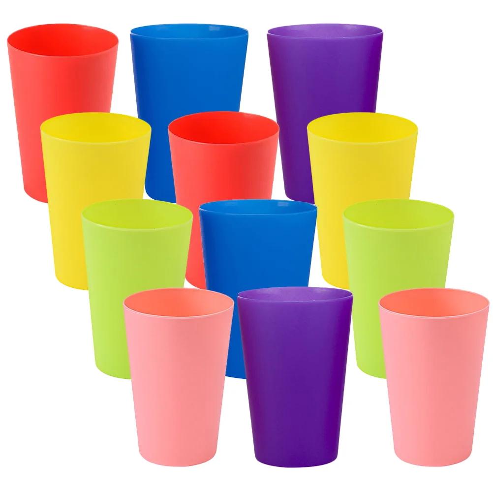 

12 Pcs Kids Stacking Cups Sand Plastic Reusable Infant Toys Educational Set Baby Stacker Building