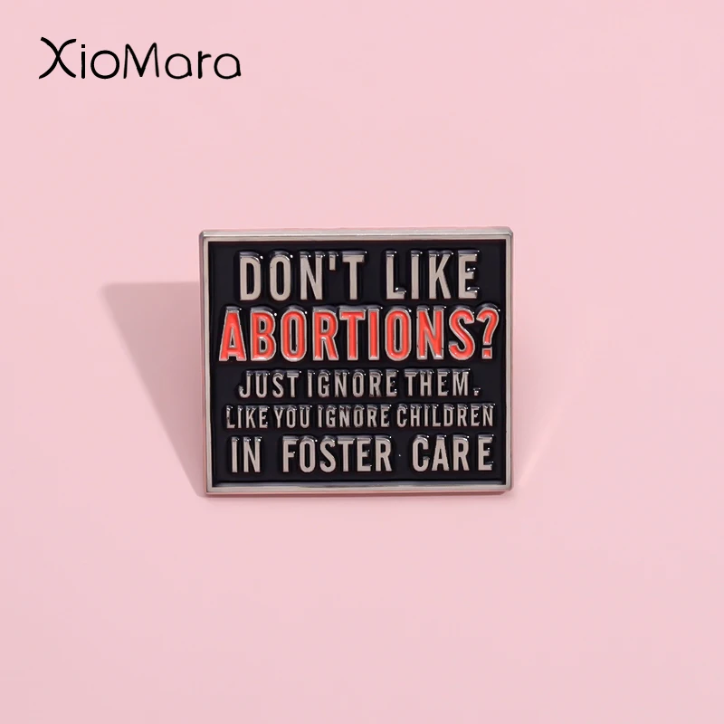 

Women's Rights Enamel Pins Custom Feminism Justignore Them Brooches Lapel Badges Jewelry Gift For Female Friend
