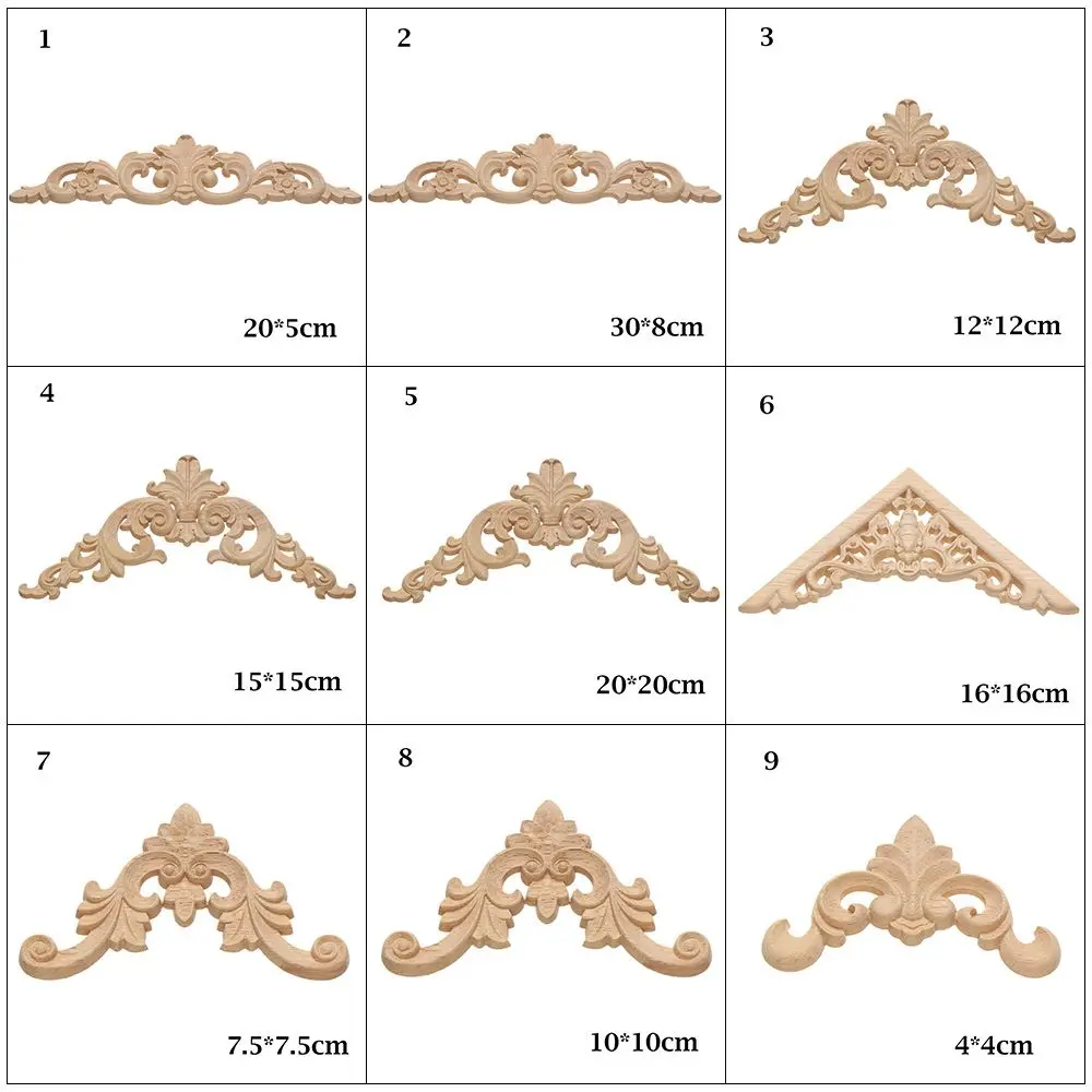 Декоративные деревянные фигурки в ассортименте