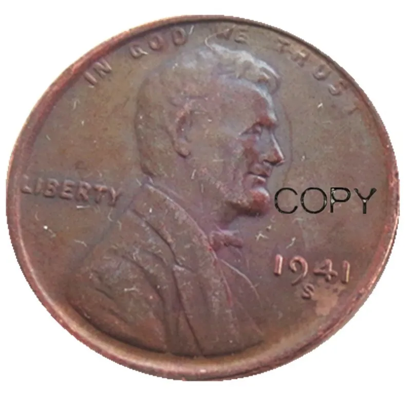 Копия монет US One Cent 1941P/D/S Копия монет US One Cent 1941P/D/S