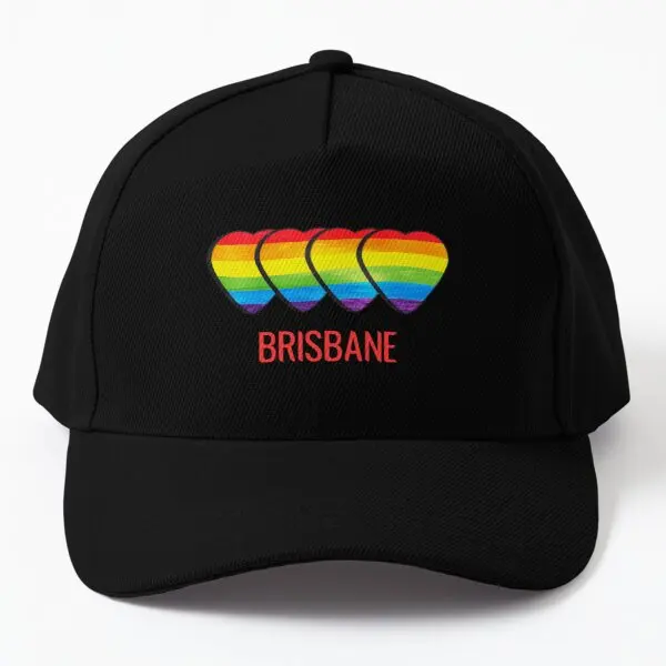 

Brisbane Pride Baseball Cap Hat Boys Solid Color Sport Hip Hop Women Snapback Mens Printed Black Sun Summer Czapka Casual