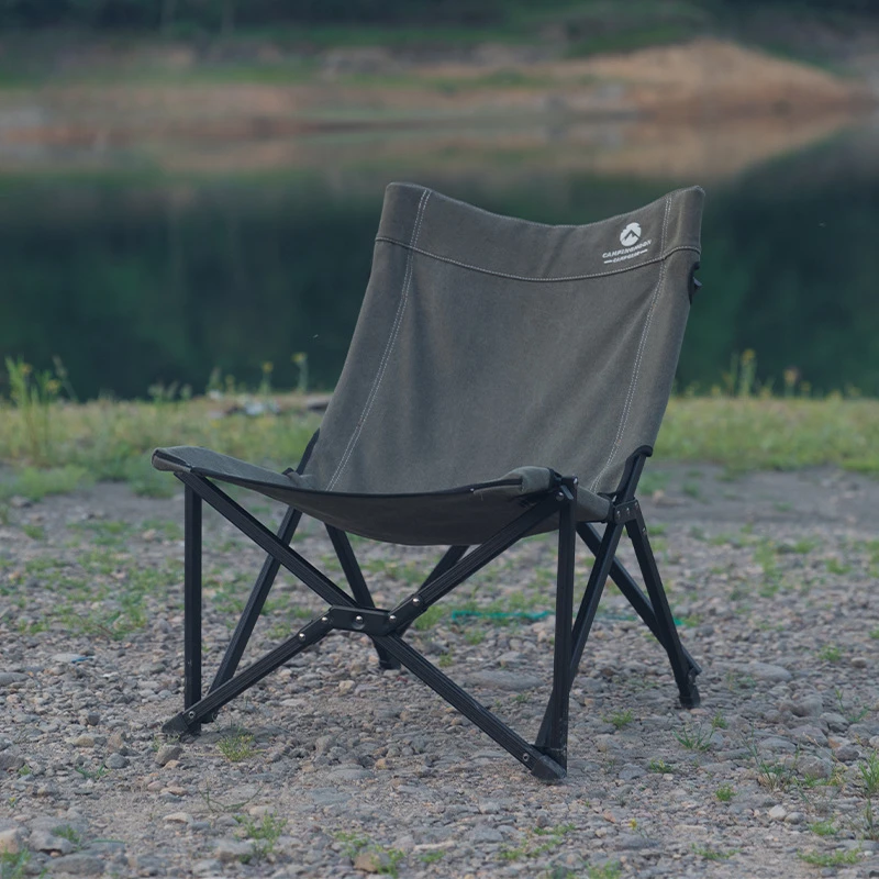 

Aoliviya Sh New Coleman Outdoor Camping Folding Chair Camping Barbecue Aluminum Thickened Load-Bearing Alloy Breathable Cotton C