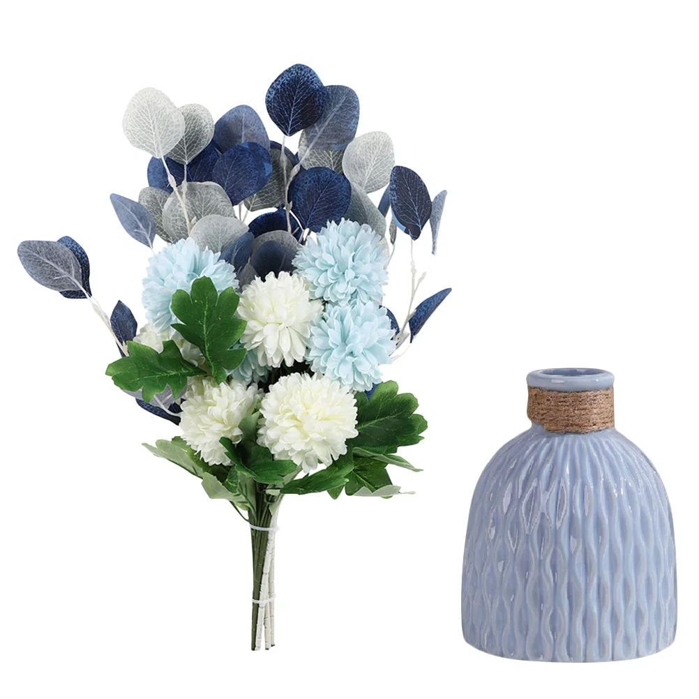 

Artificial Flower Adornos Para Fake Flower Bouquet Chrysanthemum Fake Flower Glass Ceramics Artificial White Flowers Bride