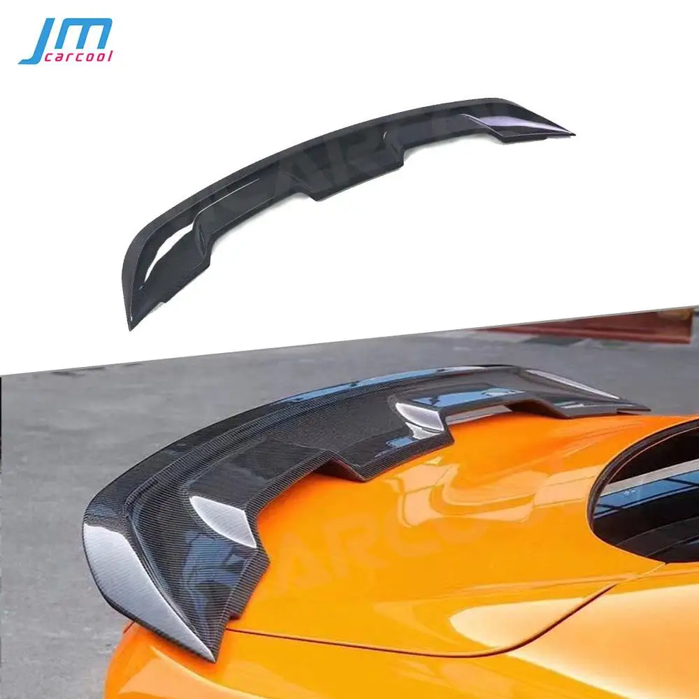 

For Ford Mustang Coupe 2015 -2019 Rear Trunk Spoiler Carbon Fiber / FRP GT500 Style Boot Lid Spoiler Wings Car Styling