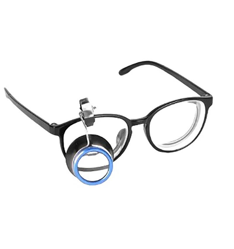 1 шт. портативный окуляр 5X 10X 20X лупа для очков клипса глаз увеличительная линза