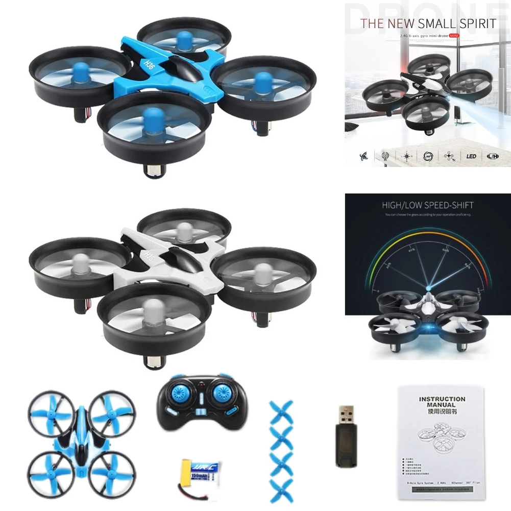 

Квадрокоптер JJRC H36, 4 канала, 6 осей, 360 градусов