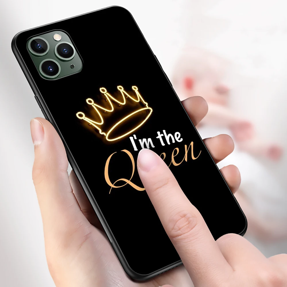 F11 King Queen Princess Soft Silicone Case for Huawei P10 20 30 Lite 2018 P Smart S Z Pro 2019 2021 Y8S Y9S