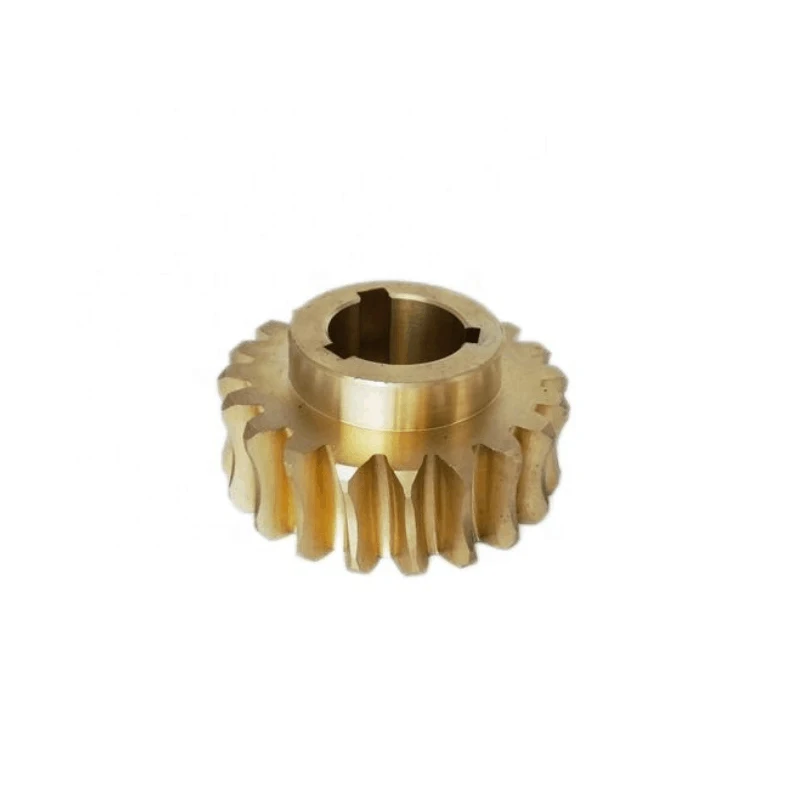 CNC Gears Machining Brass Worm Gear Wheels Transmission Parts Manufacturer
