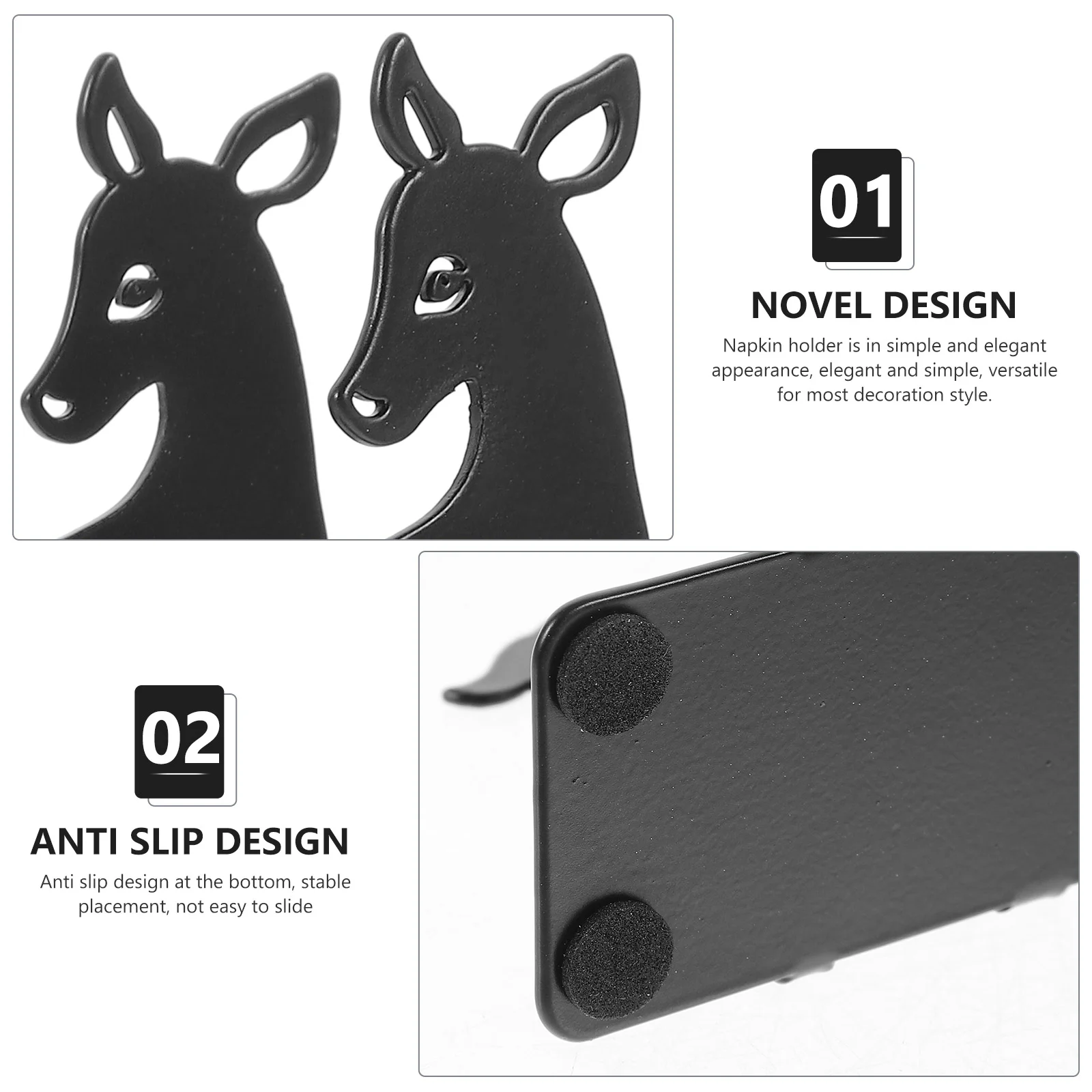 Держатель для салфеток с пятнистым оленем металлические держатели железный