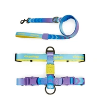 adjustable dog harness and leash set nylon pet harness vest no pull dog leash walking for medium large dogs corgi labrador