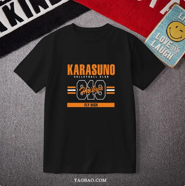 Аниме Хайкю!! Хината Сёйо Тобио Кагеяма Савара коуши футболка с короткими