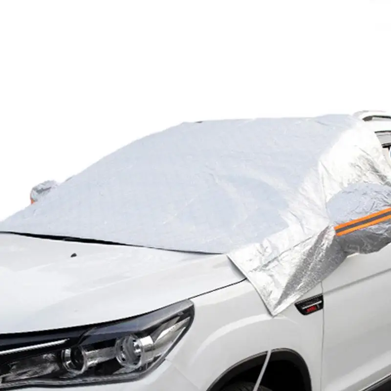 

Чехол для лобового стекла и снега, зимнее полнофункциональное покрытие, аксессуары для ухода за автомобилем, ветер, вода, снег, солнцезащитн...
