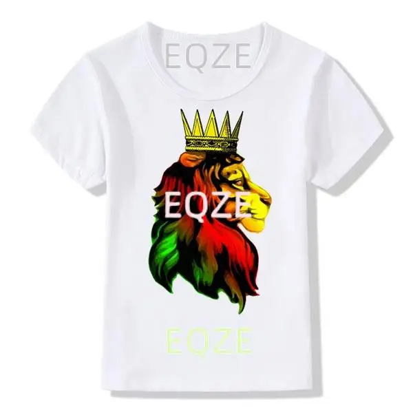 Детская футболка с коротким рукавом принтом раста растафариана - купить по