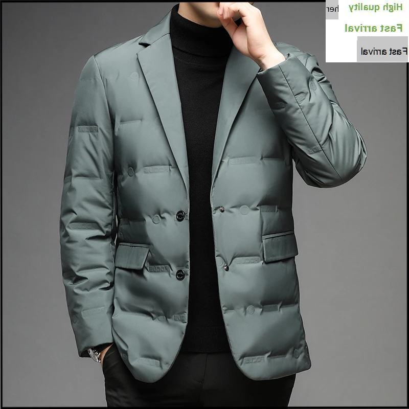 

Winter 2023 Top Grade Casual Fashion Business Men's Tracksuit Overcoat Down Jacket Windbreaker New Men Coat Canada Parka Jacket