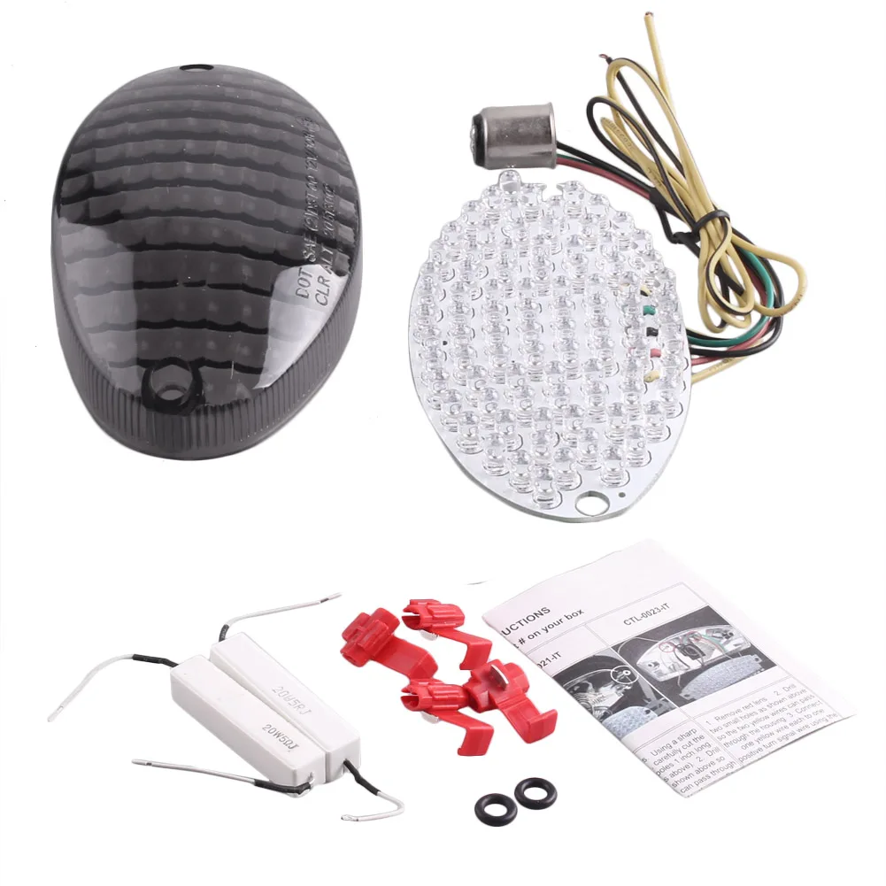 Интегрированный задний светодиодный указатель поворота e-Mark для мотоцикла