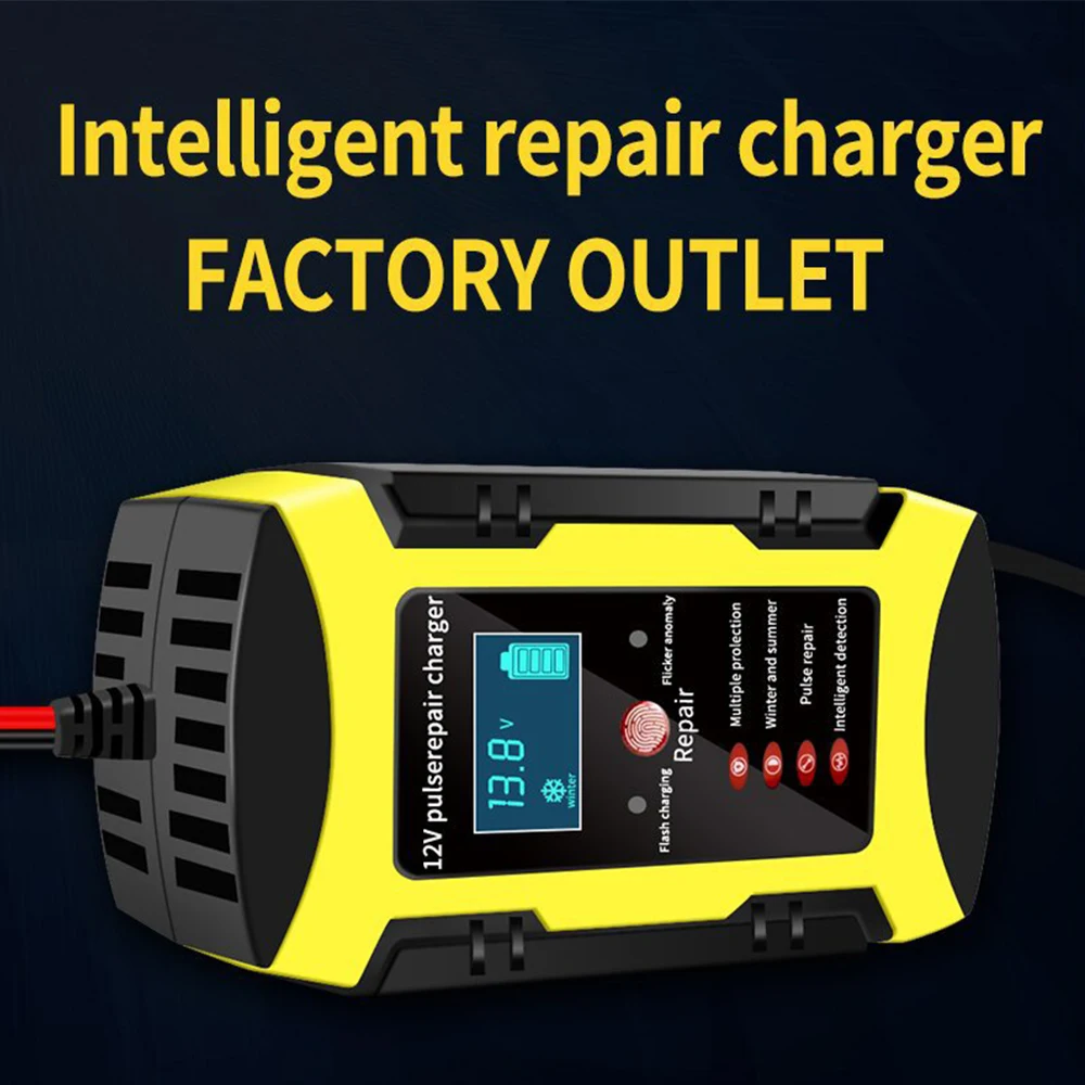 

Импульсный Аккумулятор для мотоциклов, 110 В/220 В, с ЖК-дисплеем