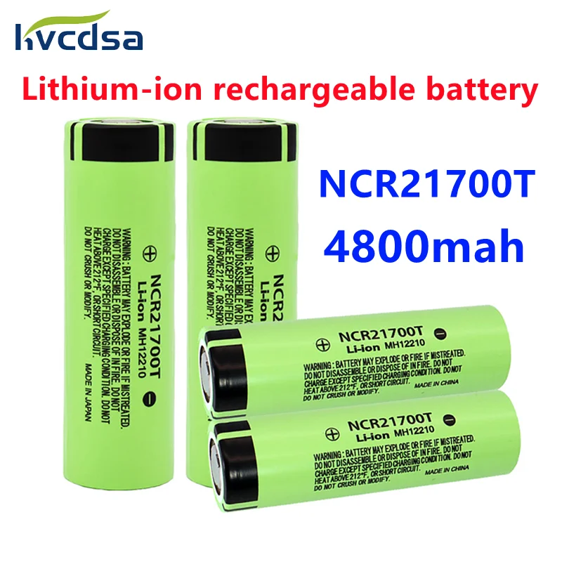 

Литиевая аккумуляторная батарея NCR21700, 21700 мАч, 48 т, 4800 в