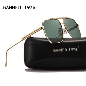 2022 New Driving Sunglasses Women Brand Polarized Sun glasses Fashion Men Eyewear Cool Metal Male Sh in USA (United States)