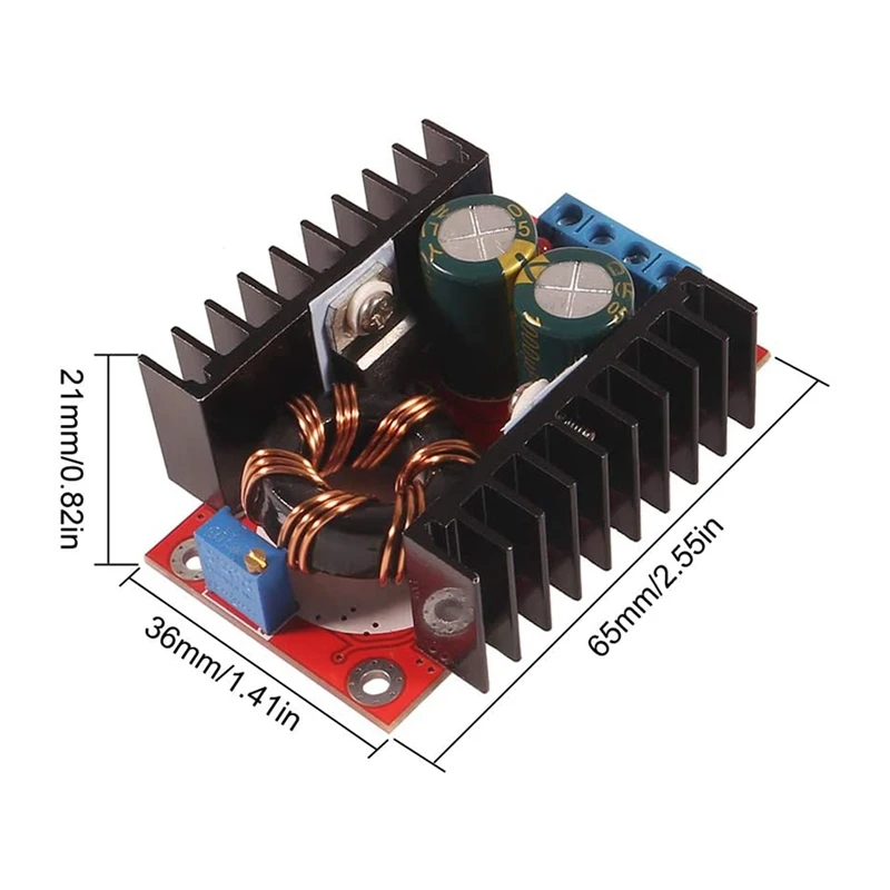 3 шт. повышающий преобразователь для ноутбука 10-32 В до 12-35 в 10 А