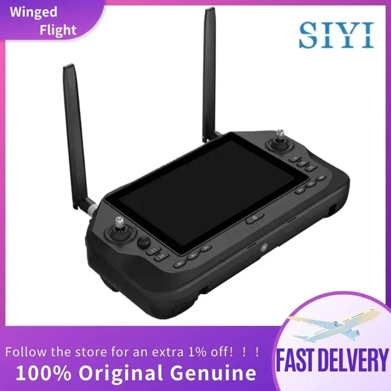 SIYI UniRC 7/7 Pro Двухчастотная портативная заземляющая станция 7 дюймов 1080P Диапазон 40